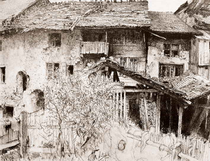  Adolpyh Von Menzel —— 老宅的风景